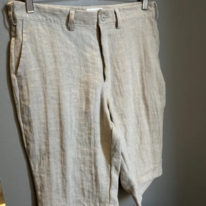 Linneshorts med hällor Nature