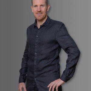 Linneskjorta herr svart