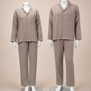 Linnepyjamas natur unisex