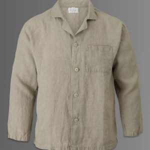 Linneskjorta overshirt unisex natur