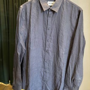 Herrskjorta mörkblå M Second Hand
