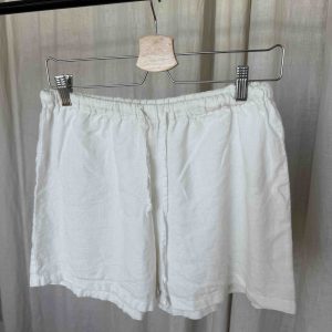 Second hand linneshorts dam White Linen M